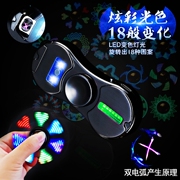 Usb ngón tay gyro arc windproof xoay nhẹ hơn sạc cá tính sáng tạo người đàn ông gửi bạn trai im lặng điện tử