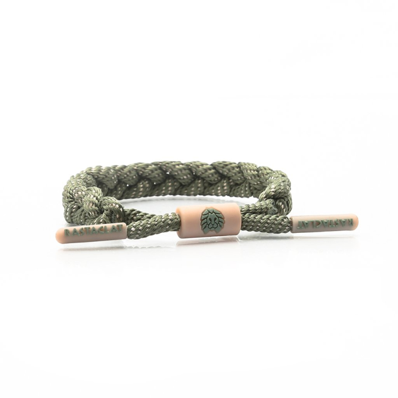 RASTACLAT chính thức xác thực sư tử nhanh chóng loạt chức năng SHORTY mini vòng tay ren xanh vòng tay bạc nam