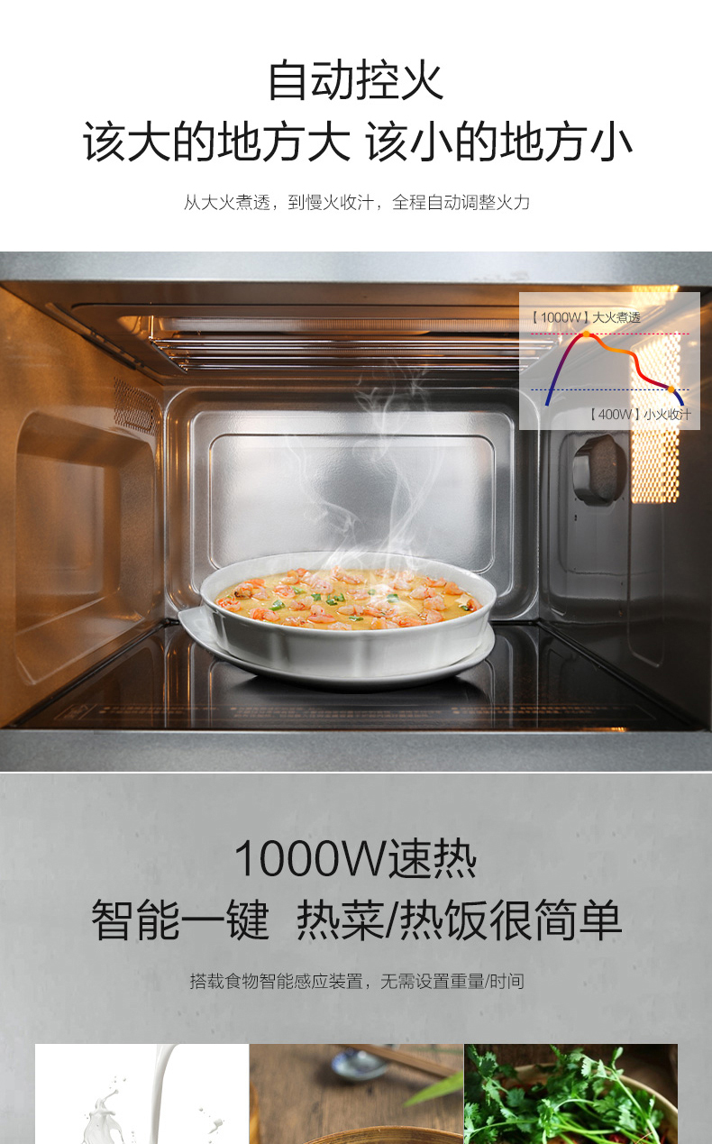 Lò vi sóng biến tần thông minh mới Panasonic NN-GF38JM tích hợp máy hấp và nướng vi sinh gia dụng 23L - Lò vi sóng lò nướng và nồi chiên không dầu