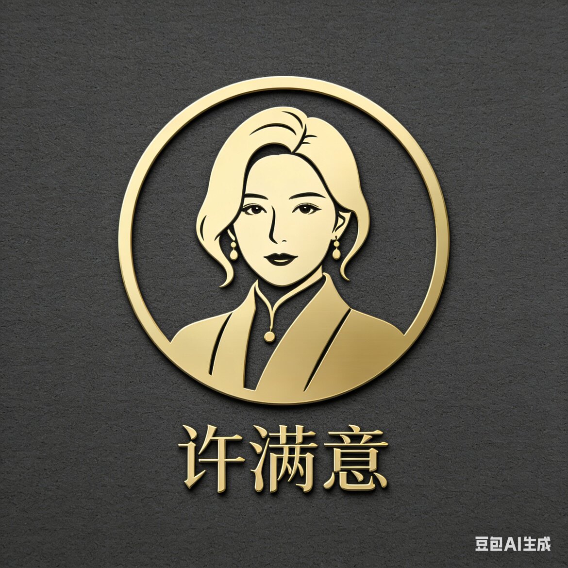 许满意高端定制的LOGO