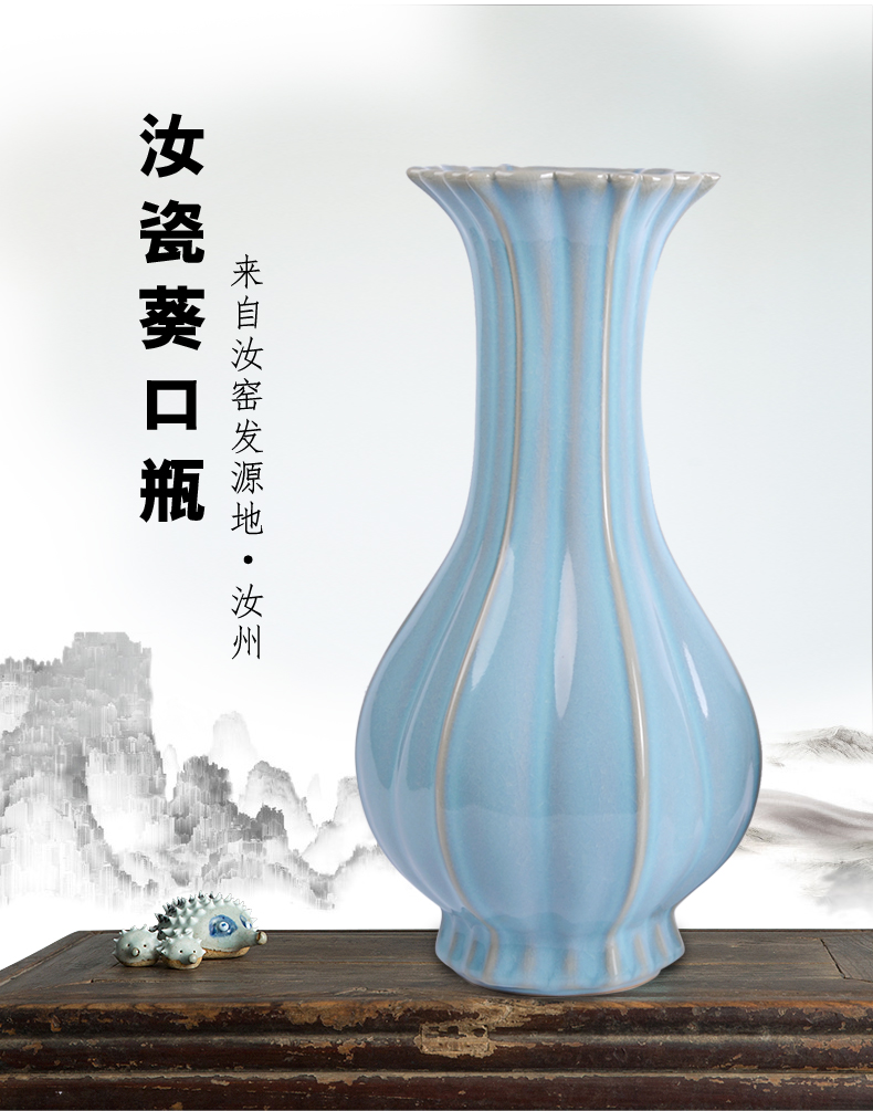 Archaize your up porcelain arts and crafts art ceramic vases, Chinese contracted household adornment furnishing articles sitting room decoration