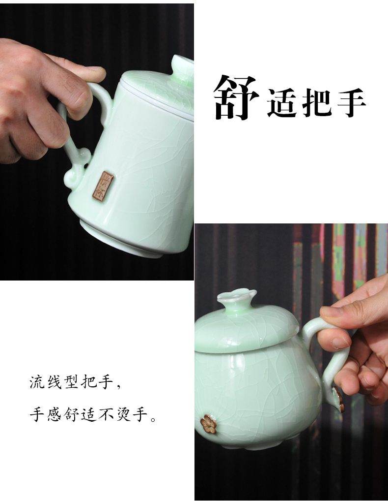 Your up ceramic keller cup men 's cup with cover couples a creative female office tea cup for cup