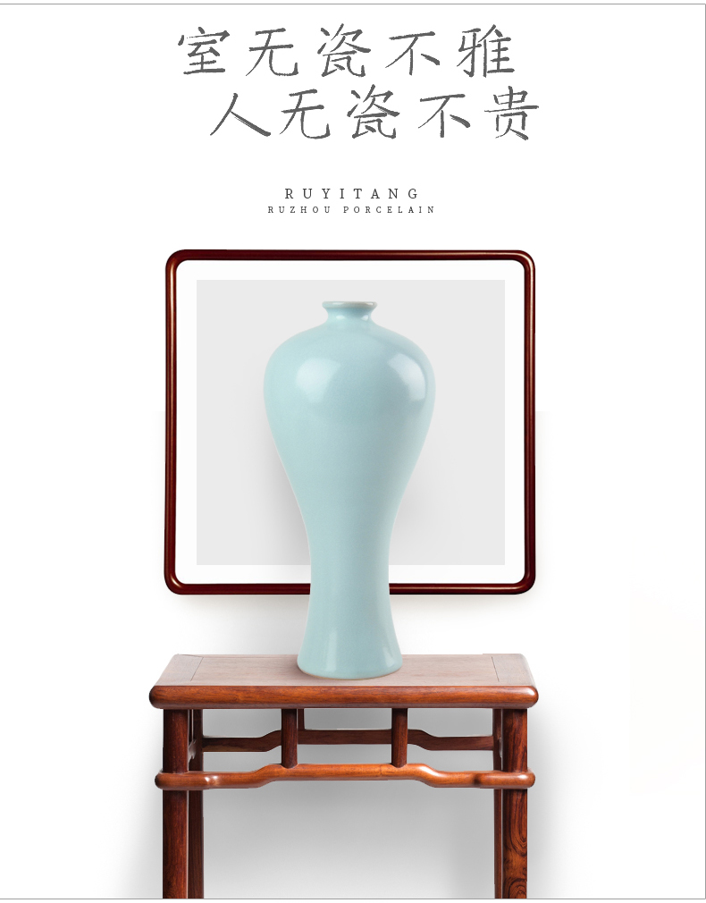 Archaize your up ceramic sitting room adornment porcelain vase furnishing articles contracted classic Chinese porcelain porcelain arts and crafts