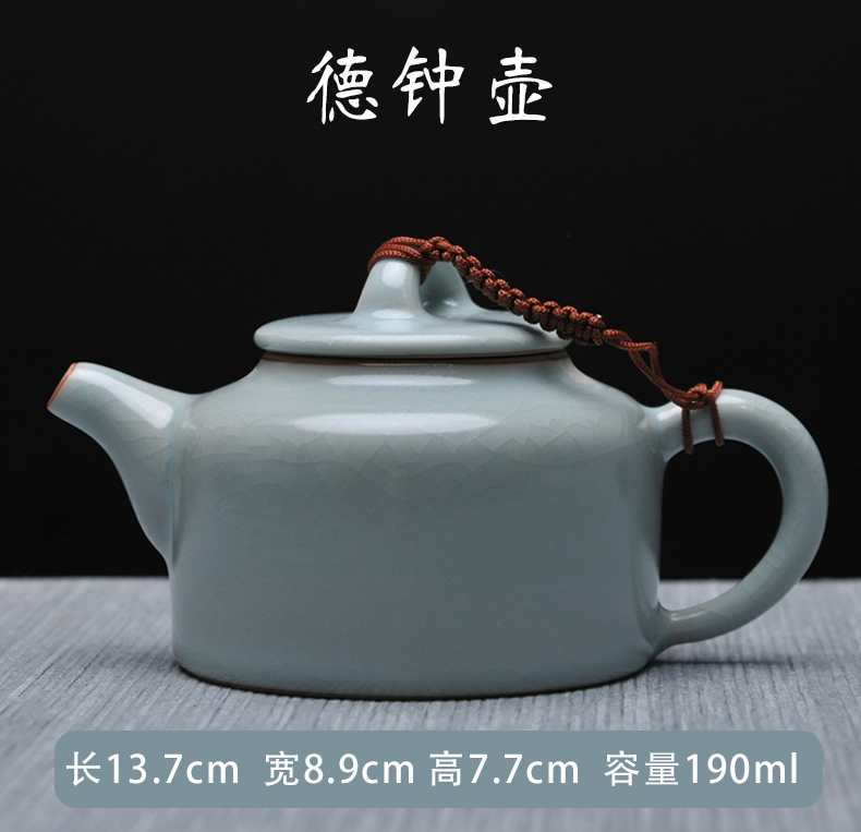 Archaize your up ceramic teapot kung fu tea set the teapot CiHu single pure manual household shih pot stone gourd ladle pot