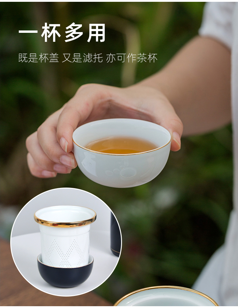 Ceramic crack a pot of Chinese contracted kungfu tea set fourth portable tea teapot Japanese trip