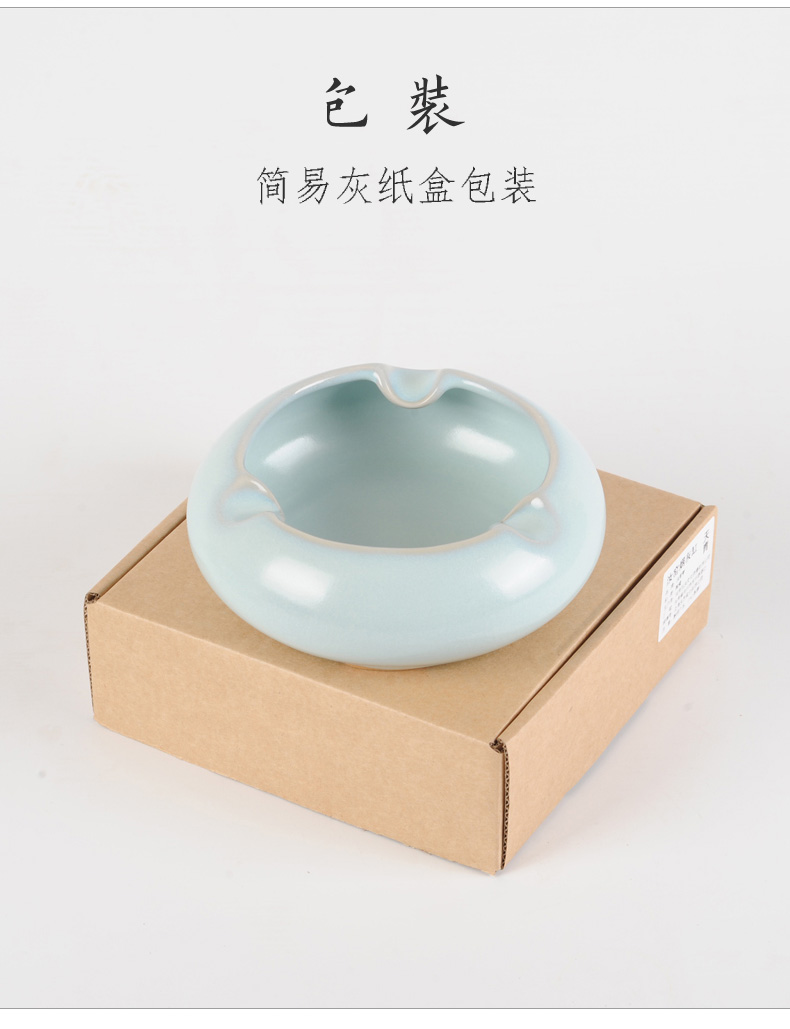 Your up porcelain cigar ashtray ceramic household desktop Chinese move contracted sitting room tea table office furnishing articles
