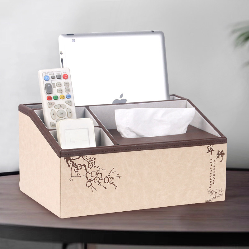 Napkin to collect paper carton paper towel box household living room creative tea few simple multi-function remote control box