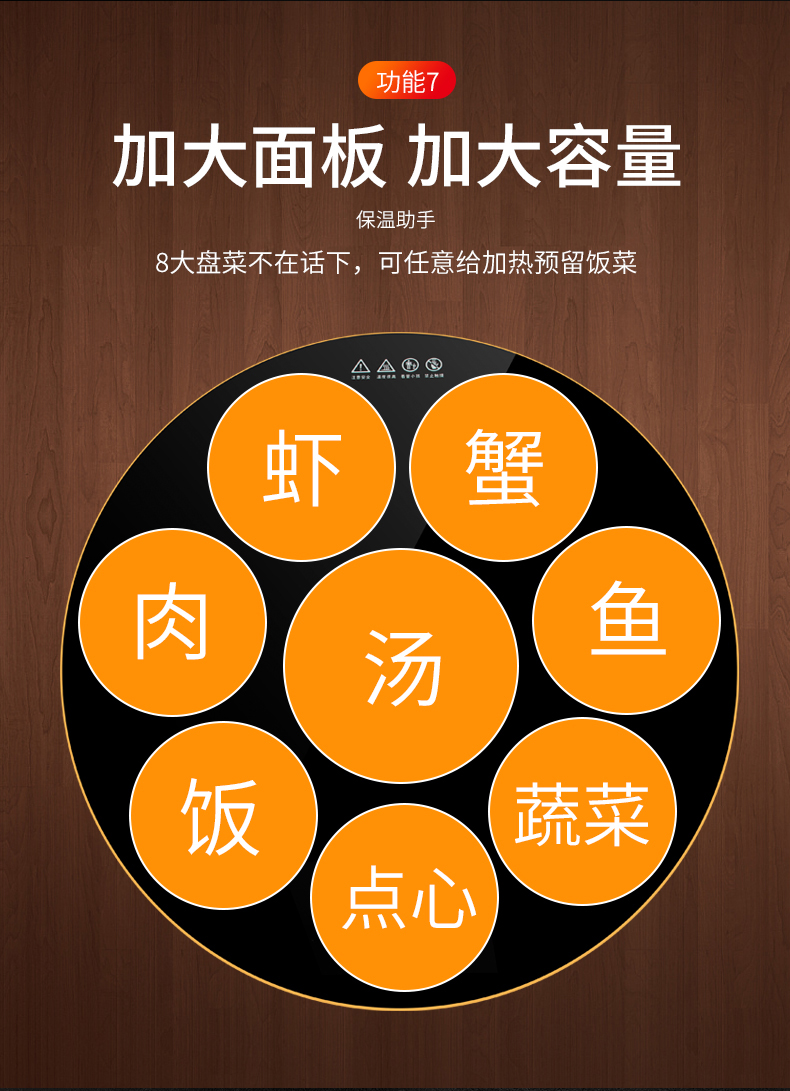 高鼎 保温板 热菜神器 图14