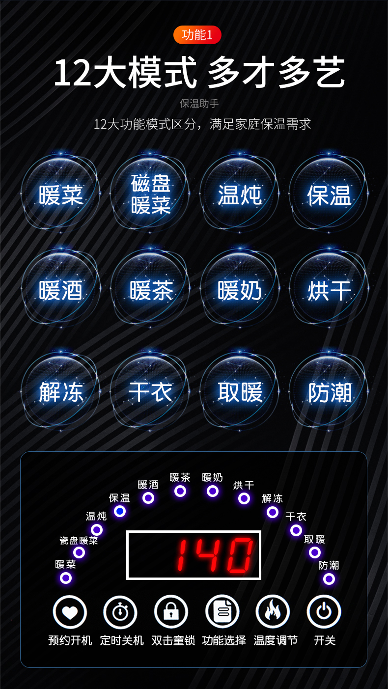高鼎 保温板 热菜神器 图8