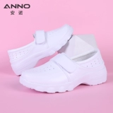 Униформа медсестры, дышащая дезодорированная нескользящая обувь, высокие туфли на платформе, мягкая подошва, против усталых ног, из натуральной кожи