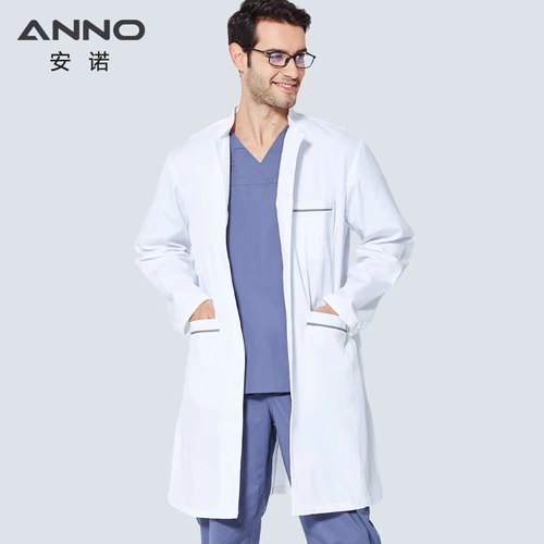 安诺 Белый халат, униформа врача, лонгслив, униформа медсестры, комбинезон