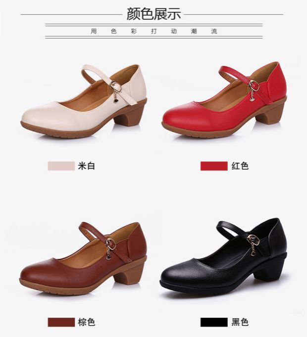 Giày khiêu vũ vuông nữ mới 2019 với giày khiêu vũ đế mềm, giày đế xuồng đế xuồng mùa xuân và mùa thu bốn mùa - Khiêu vũ / Thể dục nhịp điệu / Thể dục dụng cụ giày khiêu vũ nam