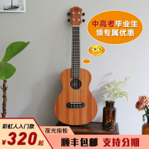 Rainbow Man Rainbow Luminous Meteor Ukulele Beginner B1 SS1 TM2 Spruce Peach Heart Veneer