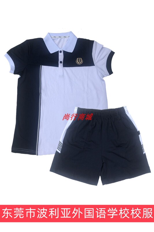 New Style Dongguan Boliya Foreign Language School Kindergarten, Primary School, and Middle School Jacket and Pants School Uniform Set