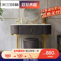 Net red ins Wind makeup table Nordic post-modern simple small apartment makeup table female light luxury dressing table bedroom