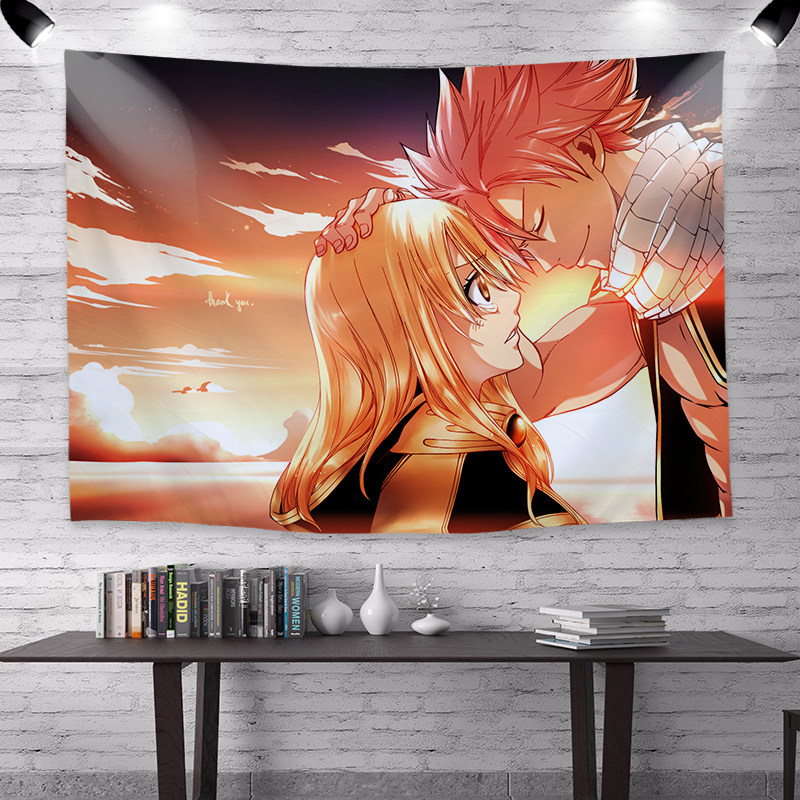 Japan-style Cartoon Selfie's Tail Perimeter Background Buins Wind hanging cloth headboard Decorative Cloth Student Dormitory Wall Cloth