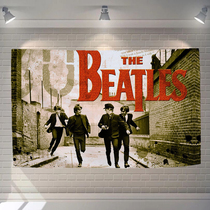 Customizable The Beatles Beatles Hanging Cloth Bar Restaurant Club Ktv Studio Background Wall Painting