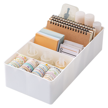Cluster box stationery desk dormitory debris drawer
