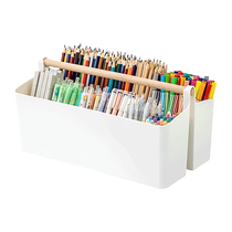 Large-capacity color pen storage box extra large marker pen childrens painting art tools compartment storage box brush box