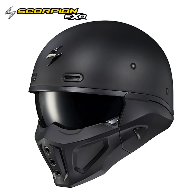 Американский шлем для мотоцикла Scorpion EXO / скорпион, ретро полноразмерный шлем, комбинированный шлем на четыре сезона и полупростой шлем