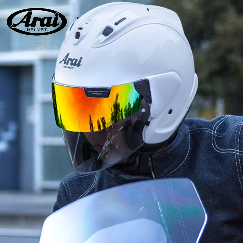 Шлем мотоциклетный Japan Arai VZ-RAM 3/4 SZ XO Большая голова Полуприлюдный шлем для мотоцикла, четыре сезона