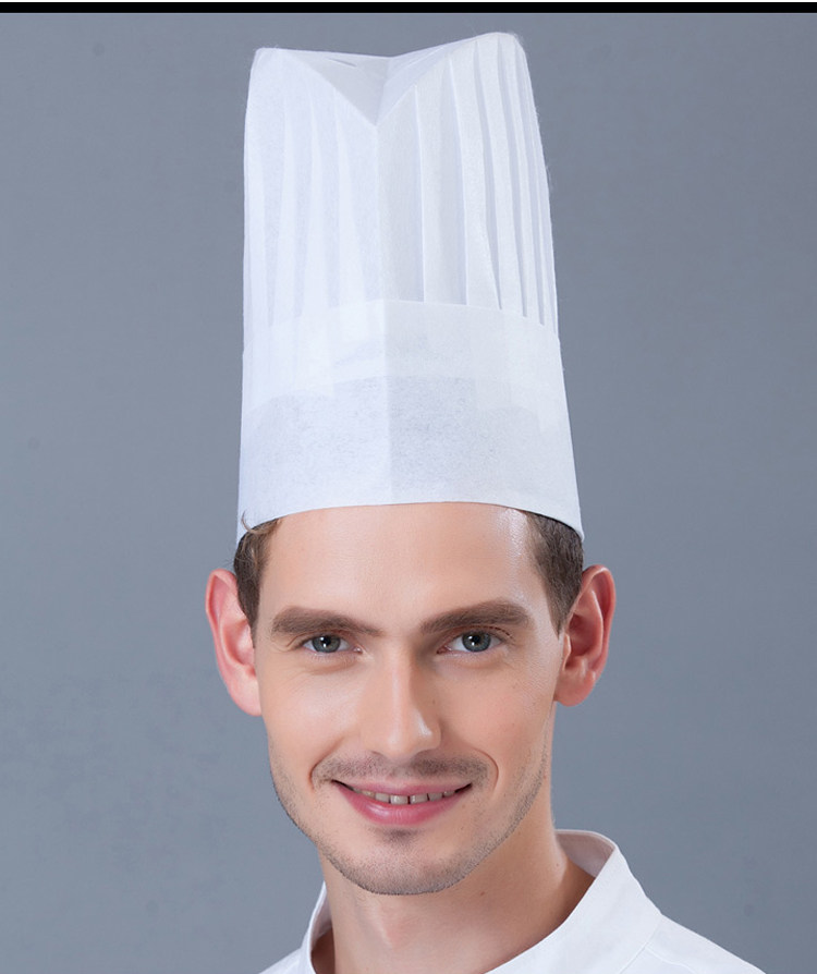 Disposable Chef Hat Unwoven Chefs Hat Paper Hat High Hat Men And Women Children Kitchen Caps Thickened Working Caps