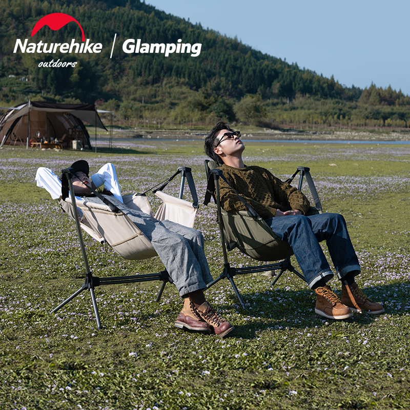 Naturehike Non-Customer Portable Folding Rocking Chair Adult Aluminum Campaign Picnic Chair