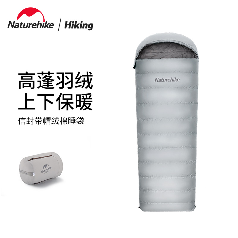 Naturehike Noka Fall and Winter CampgroundsAdult thickens warm envelope plumbing cap to prevent cold