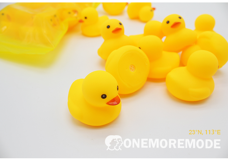 ONEMOREMODE bộ 12 gốc sẽ chỉ được gọi là BB phụ kiện hành lý trang trí phòng tắm đồ chơi vịt nhỏ màu vàng - Phụ kiện hành lý túi bọc vali trong suốt