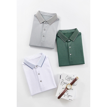  Niuzi and Dunzi sunshine gentlemen wear non-greasy smooth and breathable business casual short-sleeved T-shirt POLO shirt men