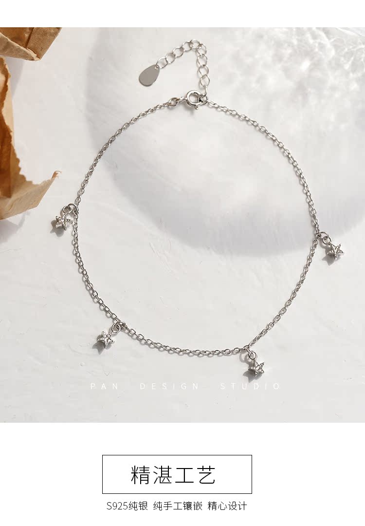 Chaine de cheville Femme en Argenterie - Ref 3103301 Image 14