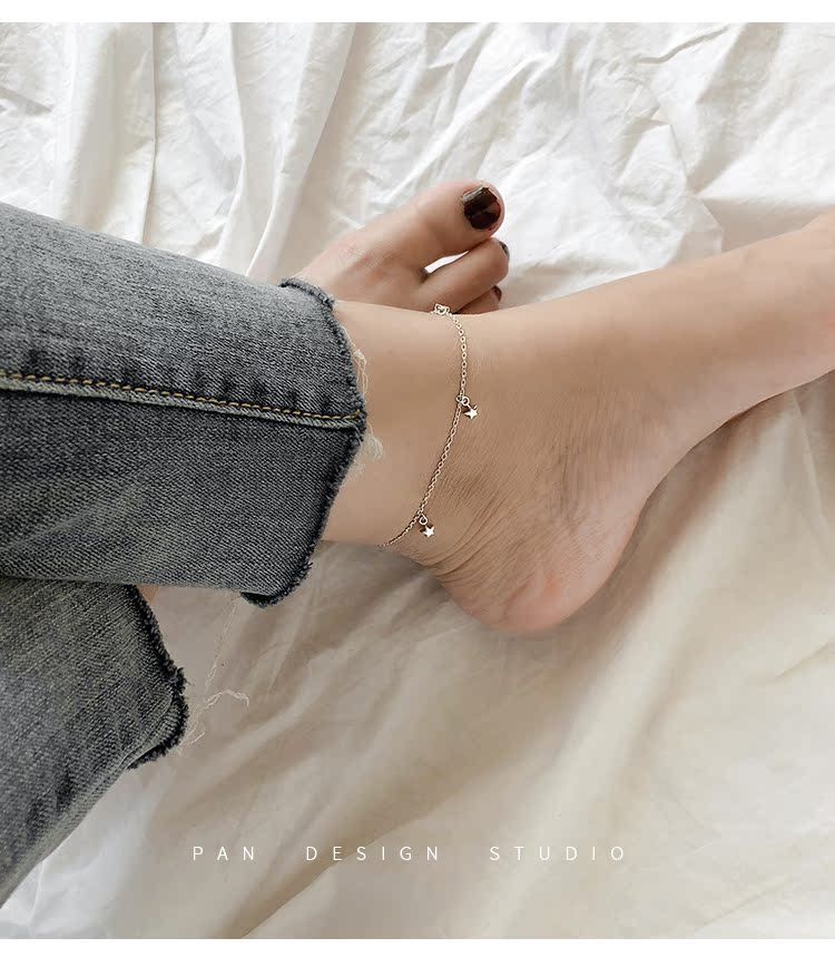 Chaine de cheville Femme en Argenterie - Ref 3103301 Image 16