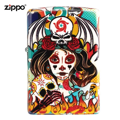 Подлинный Zippo более легкий подлинный американский Zppo Original Zipoo мужской череп мексиканский zoop Zoop нежить