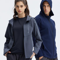 Spring hooded jackets for men and women customized zipper sweatshirts outdoor sports fitness clothes training clothes customized tennis clothes