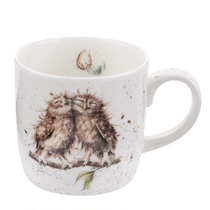 Royal Worcester UK Happy Owl Brothers Pattern White Cup 310ml