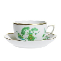Herend Made in Hungary Oriental Style Series Porcelain Cup and Saucer Set Coffee Cup Afternoon Tea Cup and Saucer 200ml