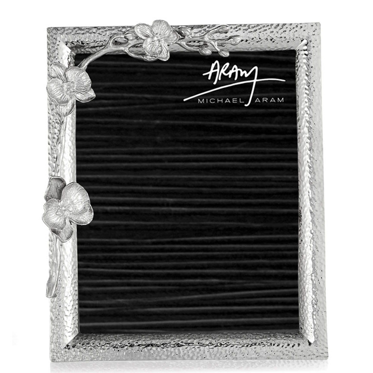 Domestic spot Michael Aram Silver Magnolia series Nickel plated metal photo frame like frame decoration
