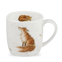Royal Worcester UK Dandelion and Little Red Fox Pattern White Cup 310ml