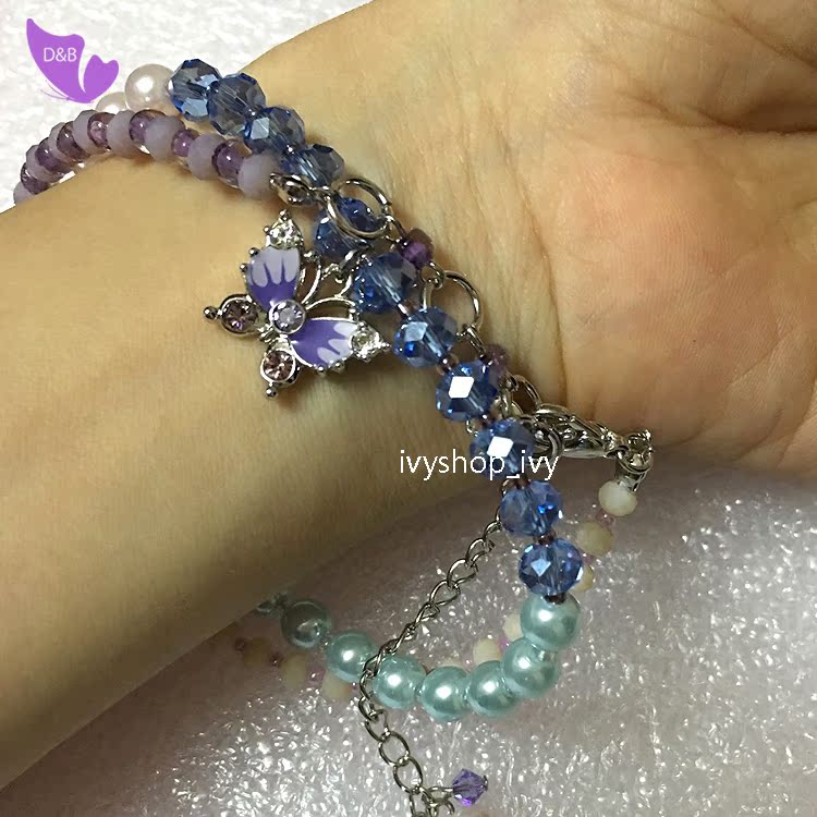 Anna Sui 安娜苏新品水晶串珠蝴蝶手链项链两用 鞋靴囤货价 串珠 手链 项链 新品 安娜苏途虎网 Anna Sui 安娜苏新品水晶串珠蝴蝶手链项链两用 鞋靴囤货价 串珠 手链 项链 新品 安娜苏途虎网