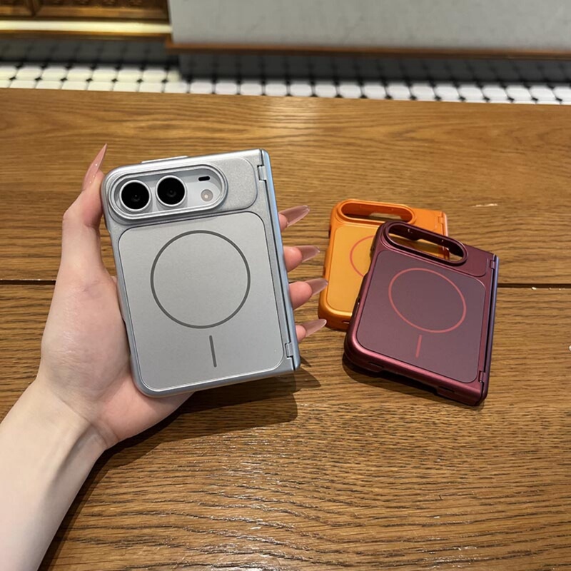 Creative and Cool Mechanical Box Magnetic Case Suitable for iPhone Duo Protective Cover with Spring Hinge Full Coverage, Anti-Drop New Model for Apple Foldable Duo Dual Hinge Creative and Cool Mechanical Box Magnetic Case Suitable for iPhone Duo Protective Cover with Spring Hinge Full Coverage, Anti-Drop New Model for Apple Foldable Duo Dual Hinge
