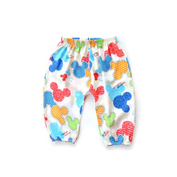 Quần short cotton cho bé trai Quần mỏng Quần short cotton mùa hè Quần đầu gối Quần bé 7 điểm - Quần quần xinh cho bé 