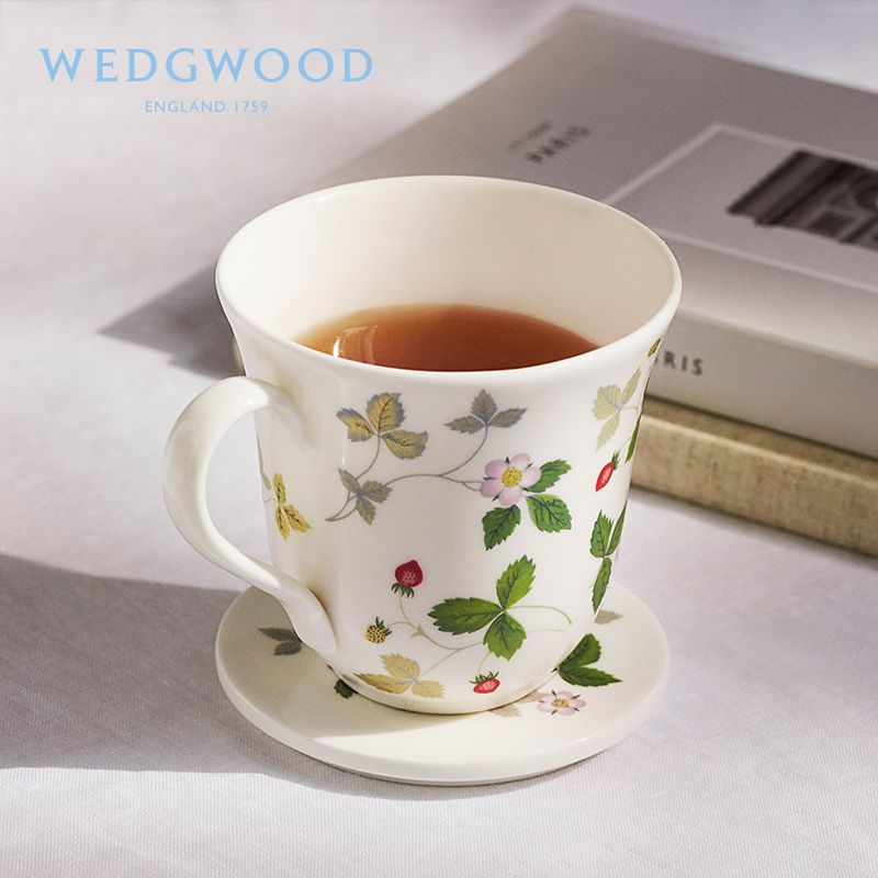 WEDGWOOD waterford WEDGWOOD wild strawberries with cover ipads porcelain mugs, coffee keller cup cup tea cups