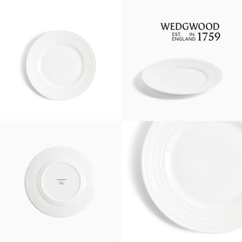 WEDGWOOD威基伍德意大利浮雕餐盘骨瓷盘子家用餐具菜盘碟子