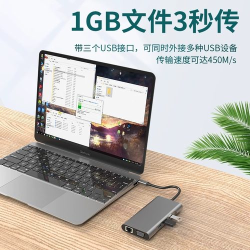 Применимый Huawei Matebook14S Dock Dock HDMI Notebook E Go компьютер Typec Extension VGA Интерфейс кабель 13