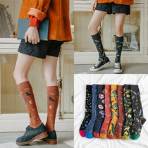Socks female stockings calf socks Japanese knee socks tide spring autumn Net red winter Joker pile stockings