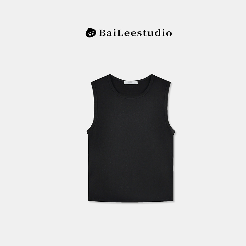 【Bai Li Liangpin】2026 Summer New Style~ Minimalist Style Tank Top for Women, Versatile Basic Slimming Sleeveless Top 【Bai Li Liangpin】2026 Summer New Style~ Minimalist Style Tank Top for Women, Versatile Basic Slimming Sleeveless Top