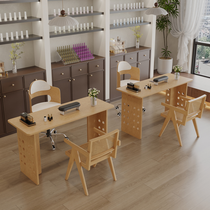 New Marine-Style Nail Art Table and Chair Set Combination for Nail Salon Studio, Single or Double Simple Nail Art Table and Chair New Marine-Style Nail Art Table and Chair Set Combination for Nail Salon Studio, Single or Double Simple Nail Art Table and Chair
