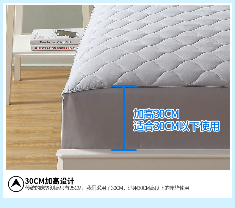Giường cotton ở Nam Cực Khăn trải giường đơn mảnh trải giường dày mền phủ chăn Simmons bọc nệm bụi Ga phủ giường Everon