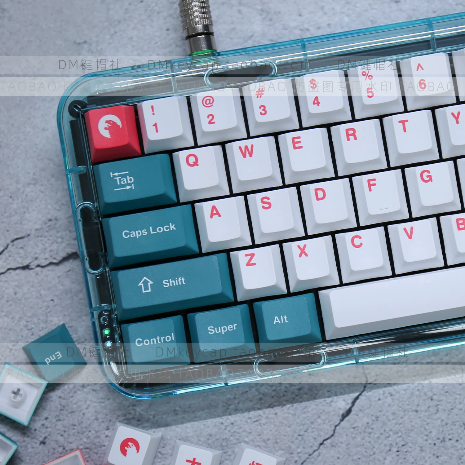Оригинальная высота PBT крышка клавиши Monster Kaiju пятигранная сублимация 61 64 68 84 87 98 1004
