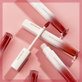 Матовый бальзам для губ, блеск для губ, увлажняющий крем, помада, 2 шт, полупрозрачная растушевка